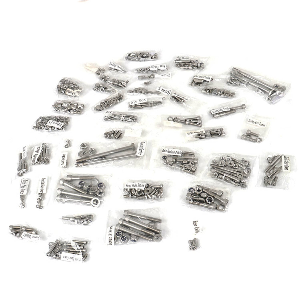 Solidspare For YAMAHA YFZ350 BANSHEE STAINLESS STEEL ATV BOLT SCREW KIT 667 PIECE
