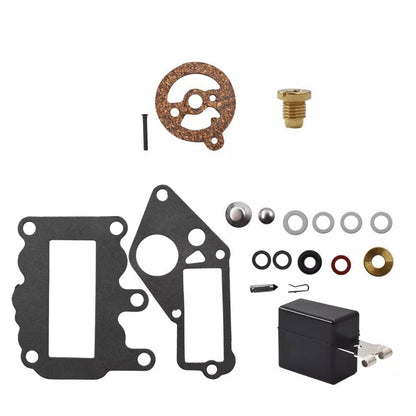 Solid Spare Carburetor Repair/Rebuild Kit for Johnson Evinrude Carb 382048 9.5 hp 1964-1973