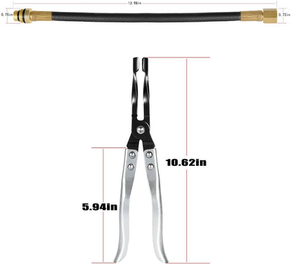 Solid Spare HW0107 Valve Stem Seal Pliers and 19700 Valve Holder Replacement Repair Tool Set
