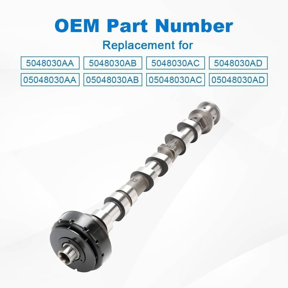 Solidspare Right Side Exhaust Camshaft 5048030AD for 2016-2024 Chrysler Dodge Jeep Ram 3.6L