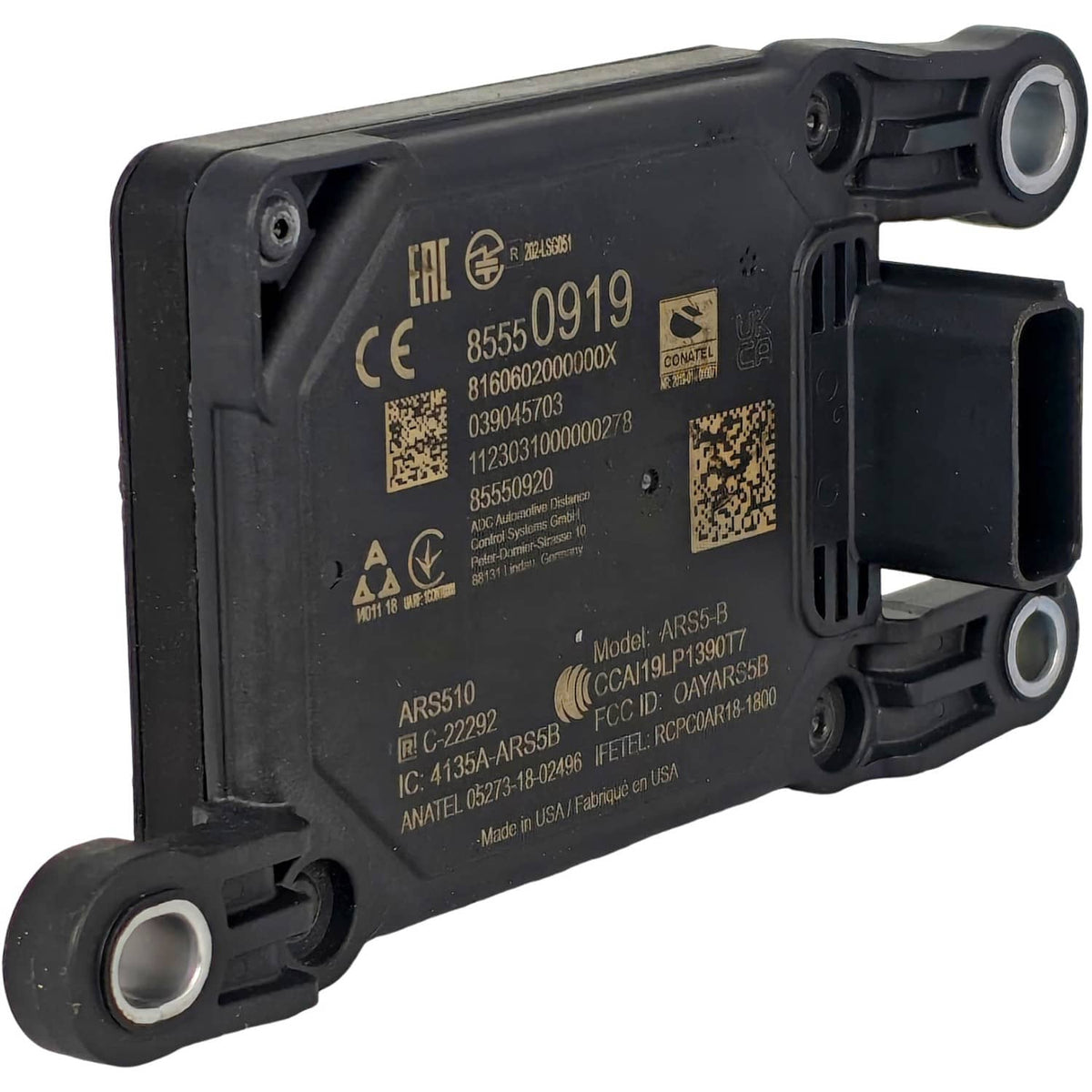 Solid Spare 85550919 Radar Distance Sensor for 2021 Escalade Suburban Tahoe 85000046