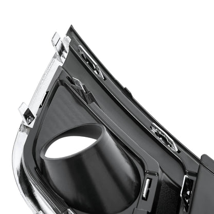Solid Spare Fog Light Cover Bezel Trim Left & Right Black & Chrome For Chevy Traverse 13-17
