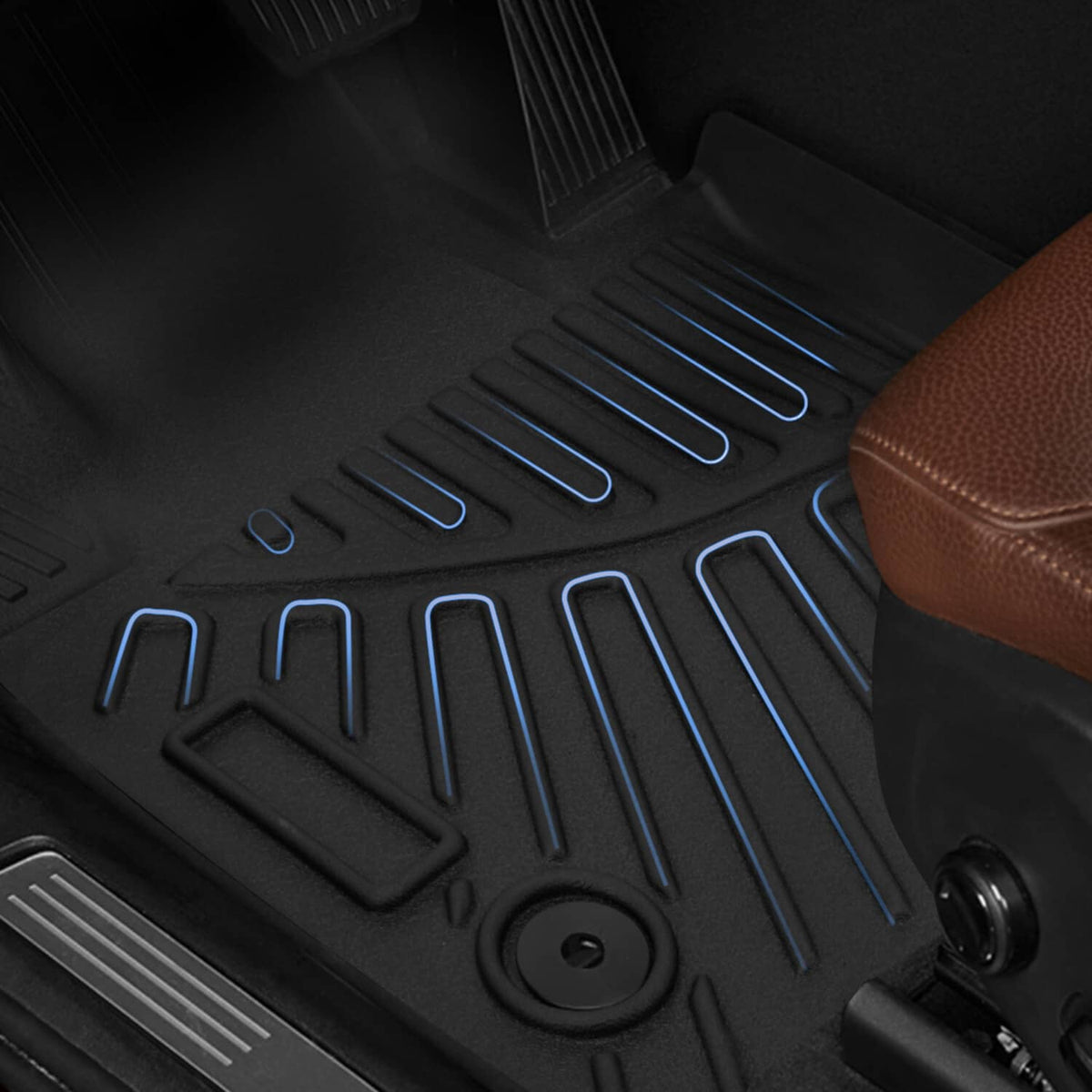 Solidspare Floor Mats for Chevrolet Chevy Colorado/GMC Canyon Crew Cab 2023-26 All Weather