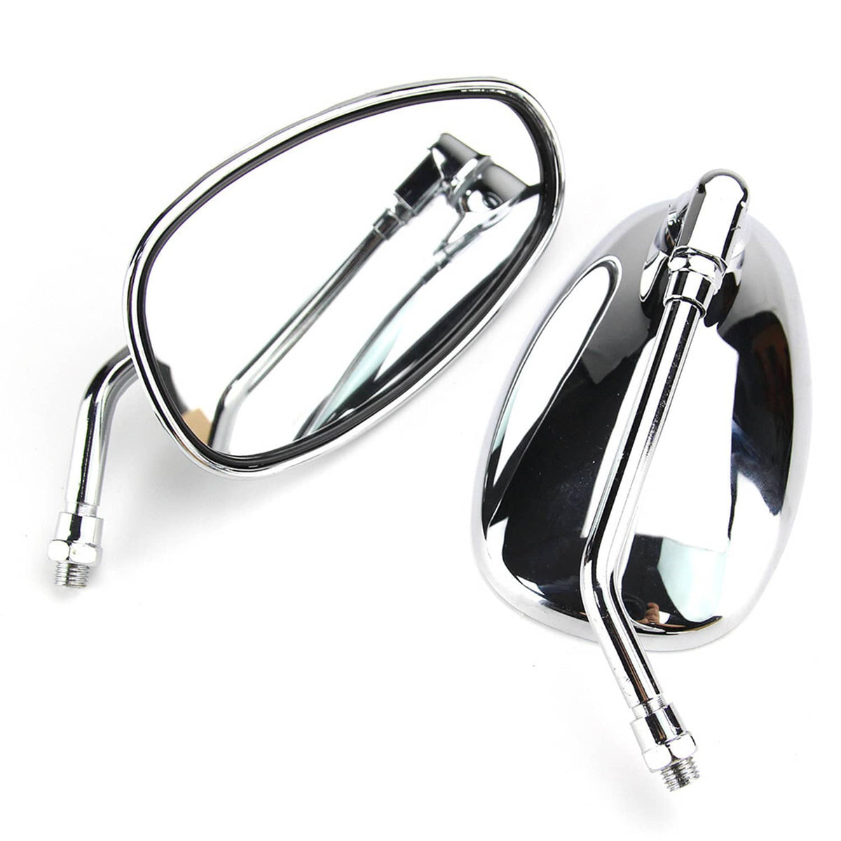 Solidspare Pair Universal 10mm Motorcycle Rearview Side Mirrors for Suzuki Boulevard New