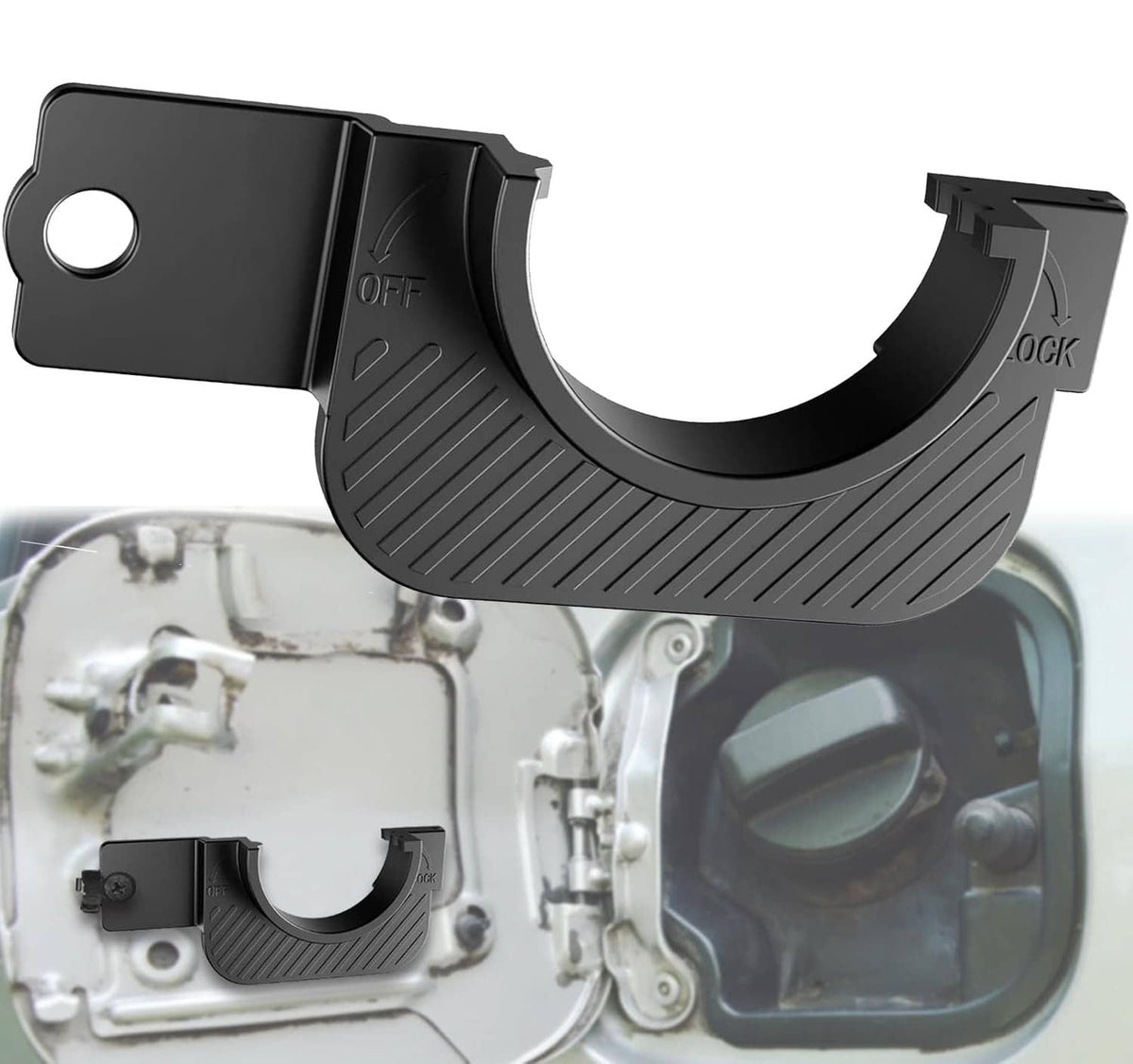 Solidspare Gas Cap Holder Trim Plastic For 2016-2020 2021 2022 2023 Toyota Tacoma 3rd Gen