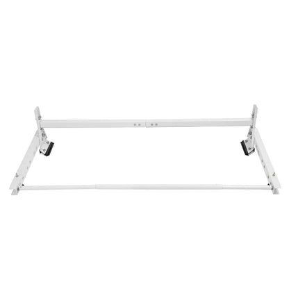 Solid Spare 750 lbs Roof Ladder Rack W/Cargo Roller For Chevy Express Savana 2500/3500 96-23