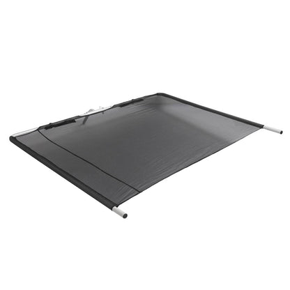 Solidspare Boat Sun Shade Silvery Black Aluminium Powder Coated  For Boats 25 ft and Under