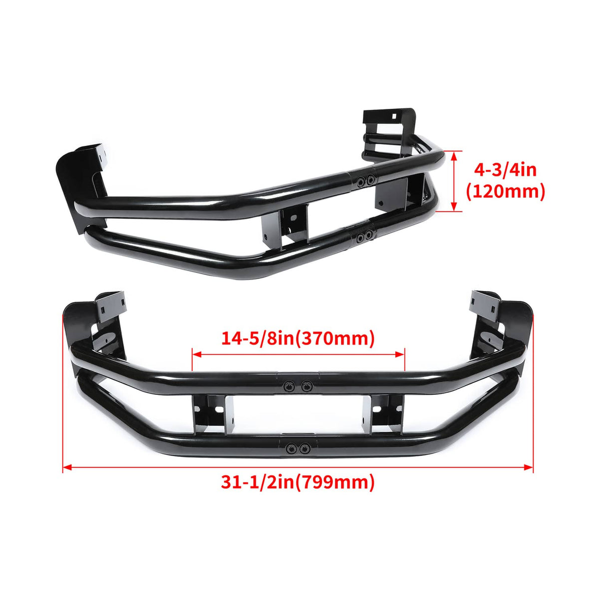 Solidspare For John Deere Z235 Z345M Zero-Turn Mowers Rear Bumper Bar+Hitch Kit  #BM24481