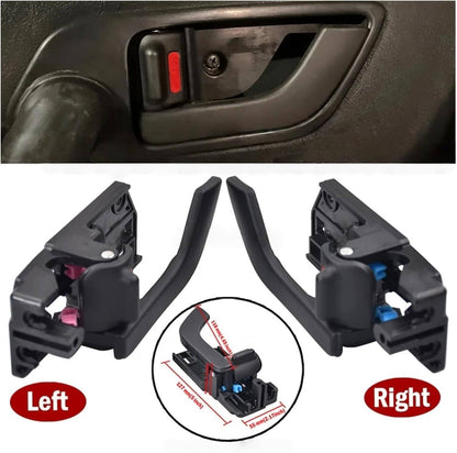 Solid Spare Pair Inside Door Handle Driver & Passenger Side For Hyundai Tiburon 2003-2008 PU