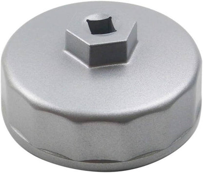 Solid Spare 74mm Oil Filter Cap Wrench Socket Remover Tool for Benz Audi Toyota VW
