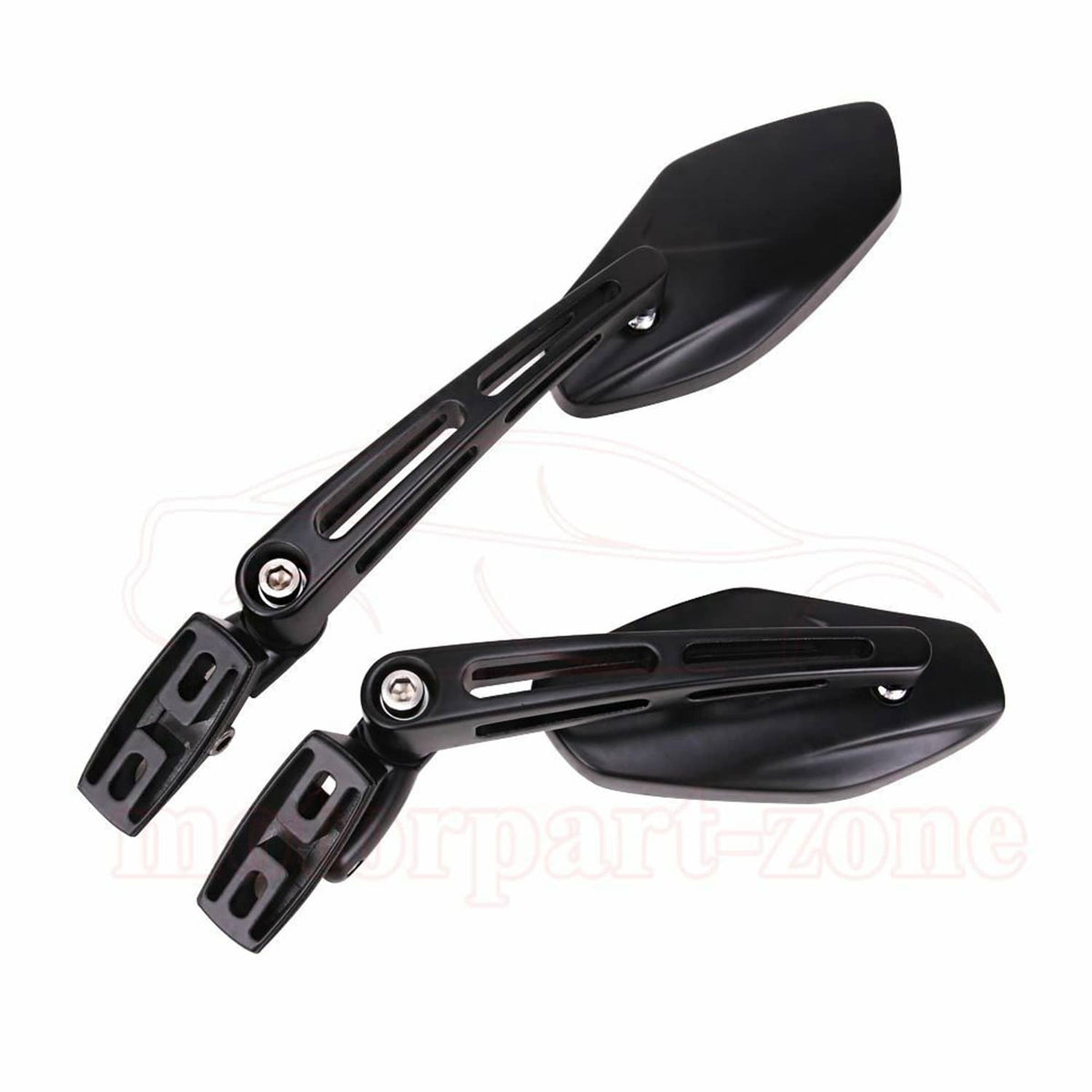 Solidspare Motorcycle Racing Rearview Mirrors For Suzuki Hayabusa Honda CBR Black 6mm Sport