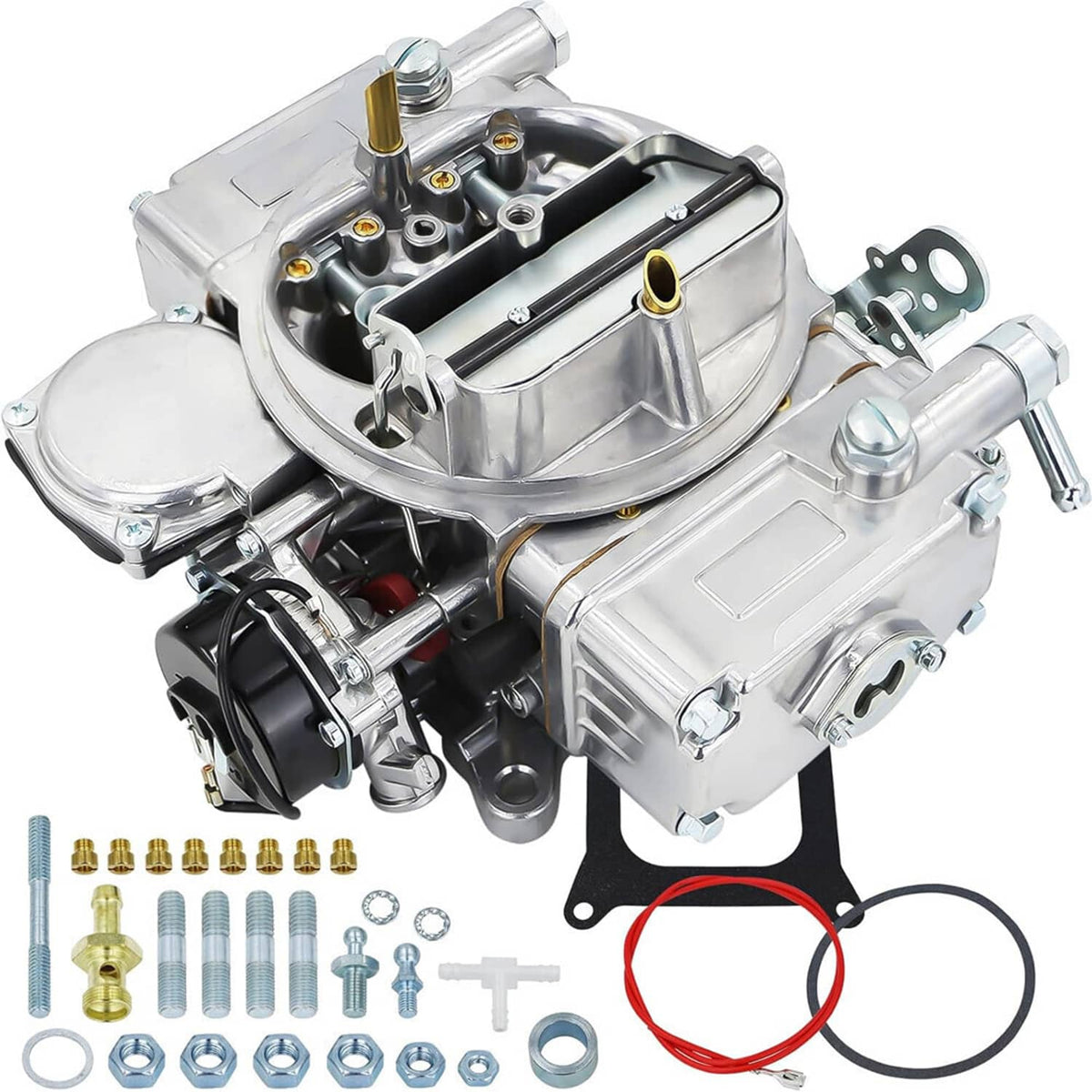 Solidspare 4 Barrel Carburetor Street Warrior 0-80457S for Holley 4160 Performance 600 CFM