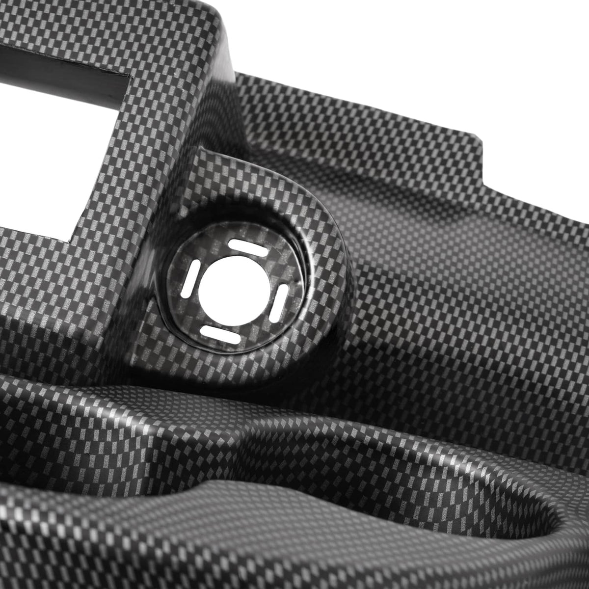 Solidspare For Club Car Precedent Carbon Fiber Style Golf Cart Radio Dash Dashboard Cover
