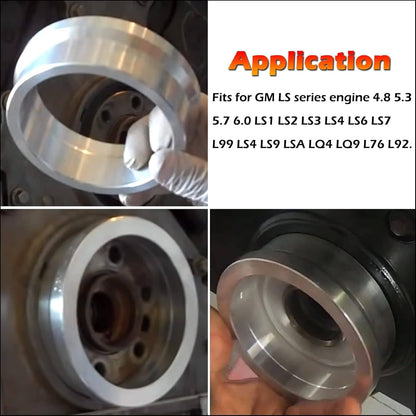 Solid Spare Rear Main Cover Alignment Tool & Seal Installer for GM LS Series Engines