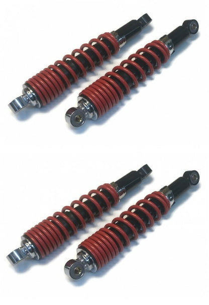 (4) 12" Red Shocks 3/8" 10mm ID for Hammerhead 6.000.322, 6.000.325, 15-1505-00