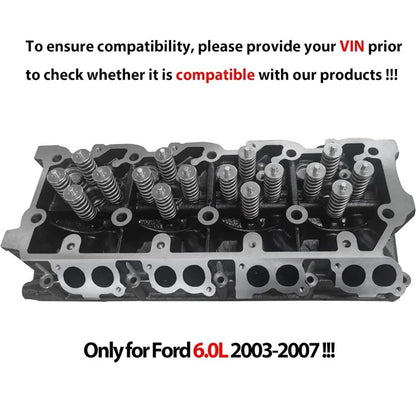 Solidspare 20mm Cylinder Head For 03-07 Ford F-250 F-350 F-450 F550 6.0L Powerstroke Diesel