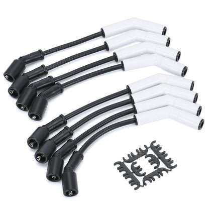Solidspare Spark Plug Wire Set 9070C Extreme 9000 Ceramic Boot for GM LS3/LS4/LS7/LT N0I8
