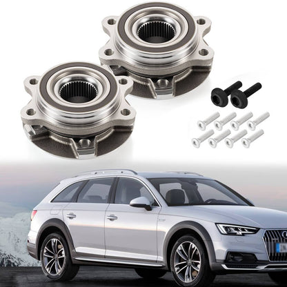 Solidspare 2X 513301 Front Wheel Bearing and Hub Assembly Fit for Audi A4 A5 Quattro Q5 S5