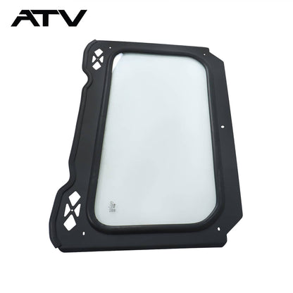 Solidspare Front Full Glass Windshield W/Wiper For Polaris RZR 900 1000 XP Turbo 2014-2018