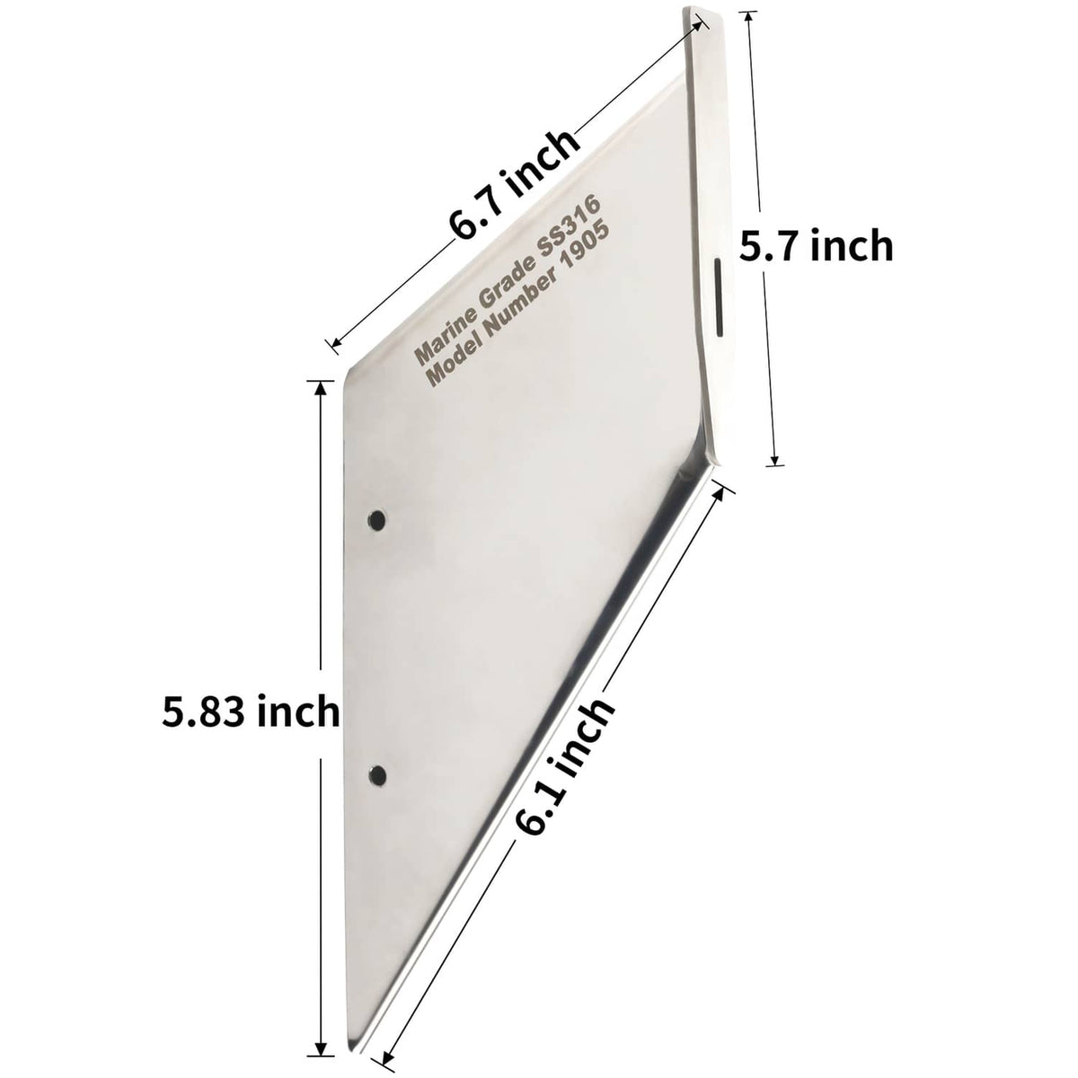 Solid Spare Skeg Guard Protector Replacement MERCURY 90-115 Pro XS & Command Thrust 2014- up