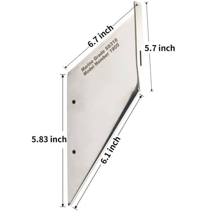 Solid Spare Skeg Guard Protector Replacement MERCURY 90-115 Pro XS & Command Thrust 2014- up