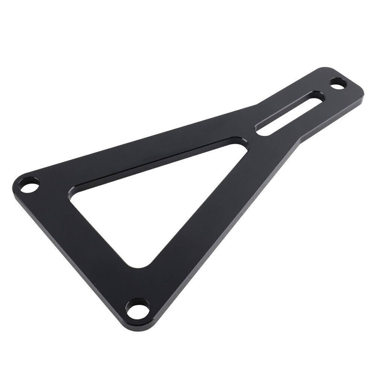 Solidspare Billet Aluminum Black Battery Tray Hold Down Trunk Relocation Box Racing Mount