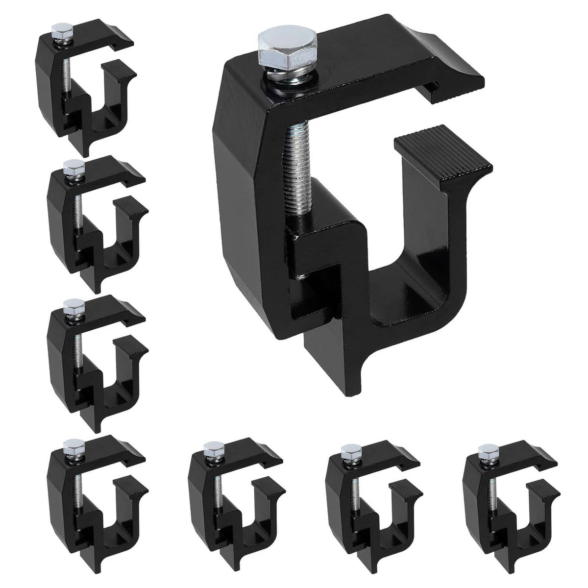 Solid Spare 8Pcs Truck Cap Topper Camper Shell Mounting Clamps Aluminum Truck Bed Clamp