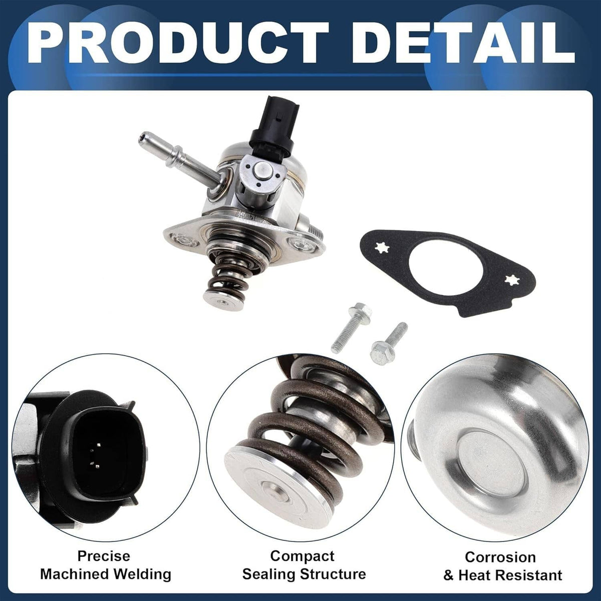 Solidspare High Pressure Fuel Pump for 2016-20 Chevrolet Impala Malibu Buick Regal 12651367