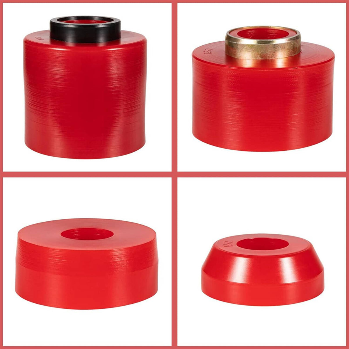 Solidspare 4.4123R Body Cab Mount Bushing Set Kit For 1980-1998 Ford F150 F250 F350 2WD/4WD