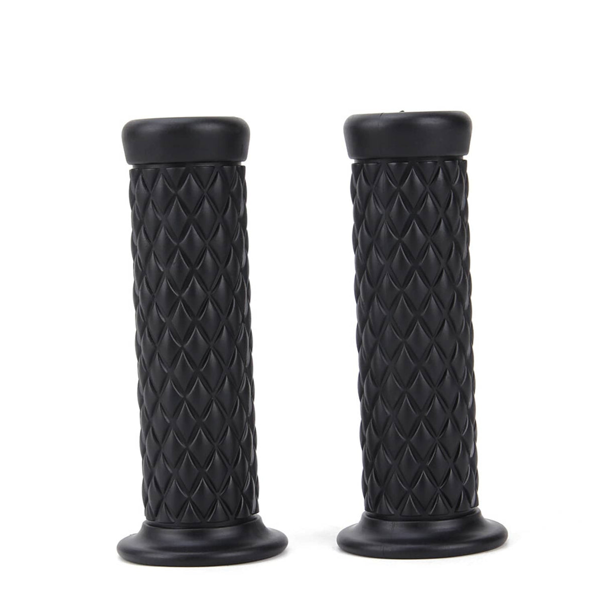 Solidspare Motorcycle Hand Grips Bar End Handlebar Gel For Cafe Racer Dirt Bike ATV 7/8"