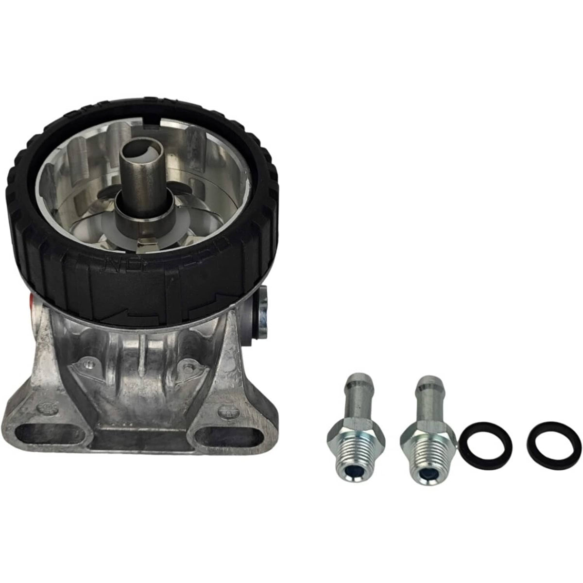 Solid Spare Fuel Filter Head RE500160 for John Deere 7610 7810 5410 6400 6410 5300 7410 7200
