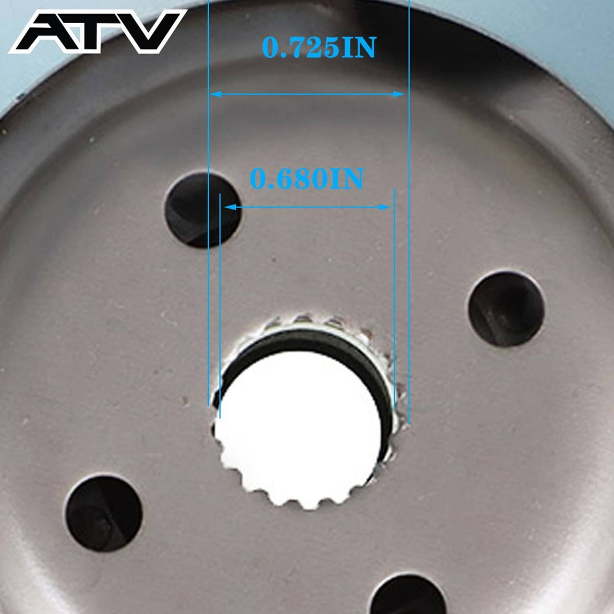 Solidspare For 04-07 Yamaha Rhino 660 Wet Clutch Drum Housing & Primary Sheave & Pad Shoe