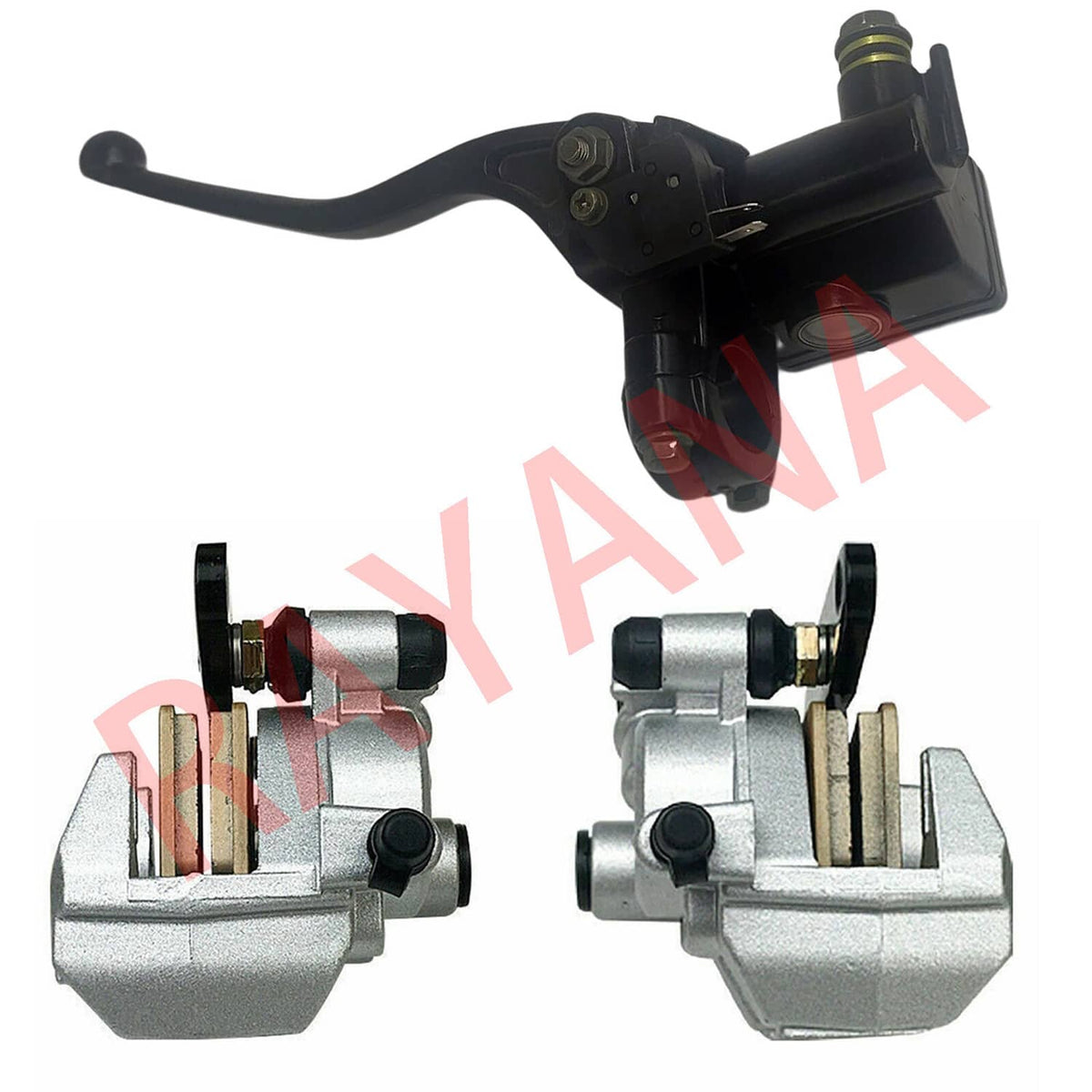 Solidspare Front Brake Master Cylinder Calipers for Yamaha Warrior 350 Kodiak 400