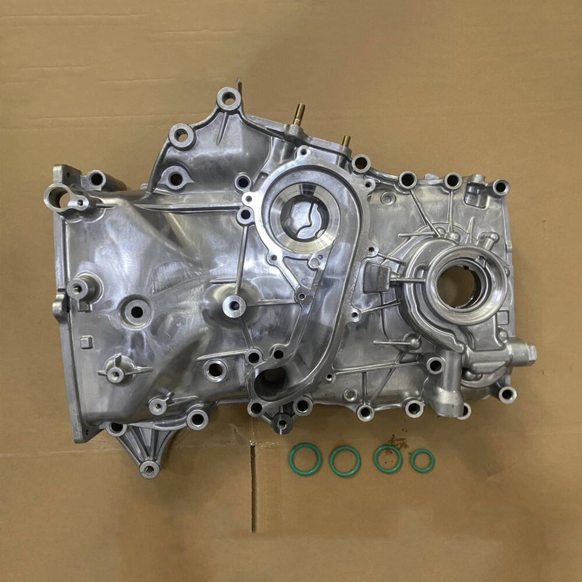 Solidspare Engine Timing Cover w/Oil Pump for 2005-15 Toyota Tacoma 16V DOHC L4 2TRFE 2.7L