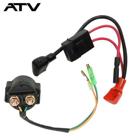 Solidspare Generic For Honda TRX400EX Starter Relay Solenoid& Positive Side Battery Cable