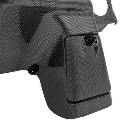 Solidspare Carbon Fiber Style Dash Dashboard W/ Radio Speaker Cutout For EZGO TXT 96-13