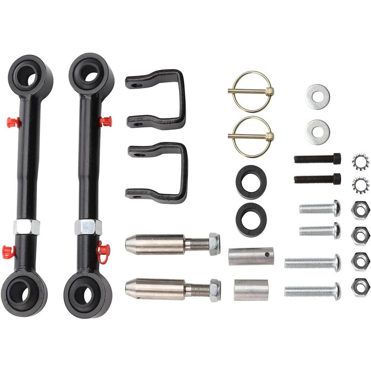 Solidspare For 1998-2006 Jeep Wrangler TJ 2.5-6" Front Sway Bar Link Quicker Disconnects