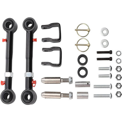 Solidspare For 1998-2006 Jeep Wrangler TJ 2.5-6" Front Sway Bar Link Quicker Disconnects