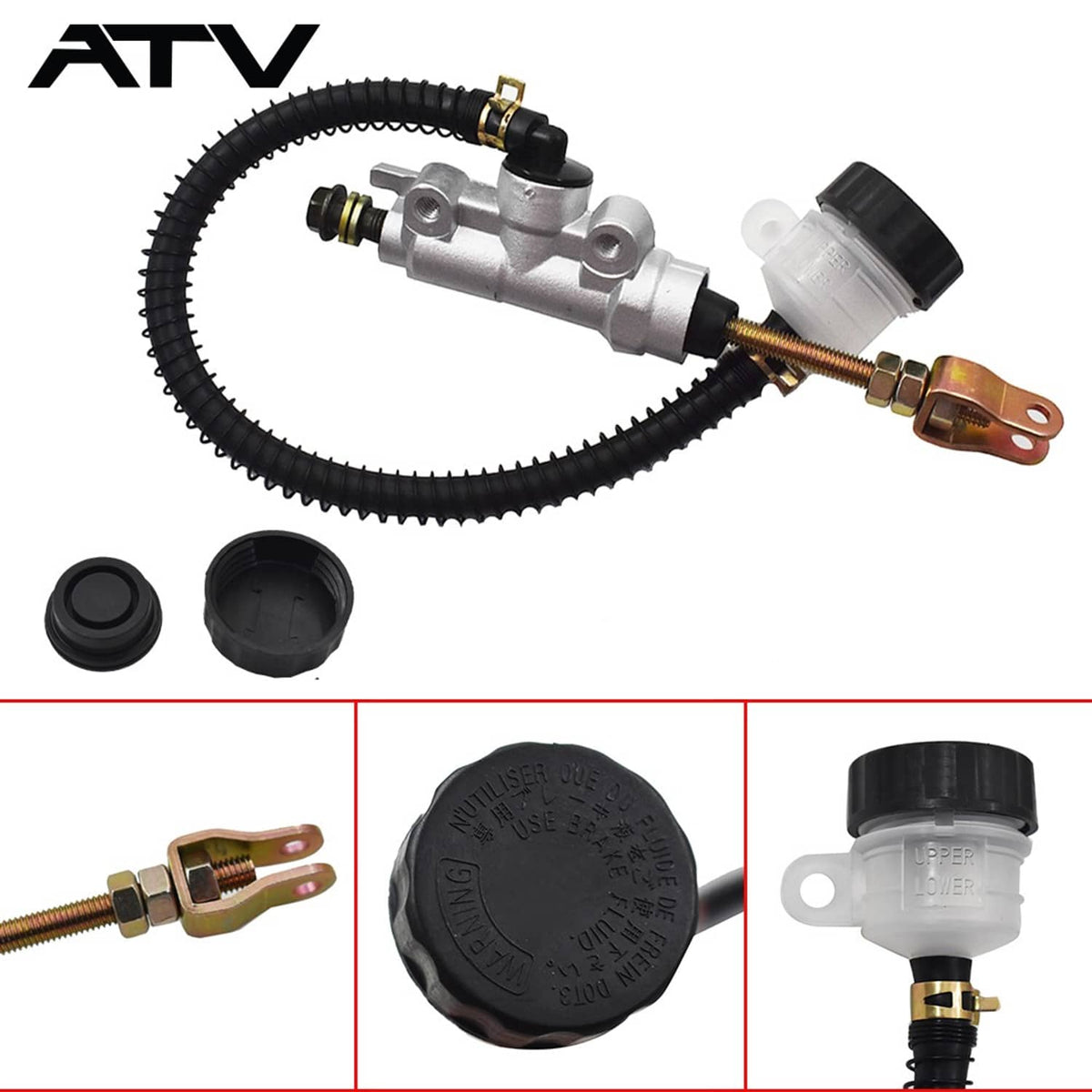 Solidspare 1999-08 Brake Master Cylinder Pump 43510-HN1-006 For Honda Sportrax 400 TRX400EX