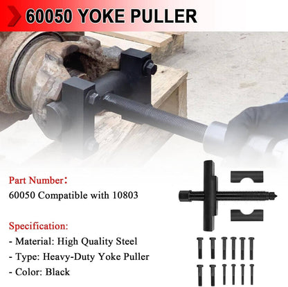 Solidspare 10803 Heavy Duty Yoke Puller Tool For Semi Trucks, Class 6-8 Trucks & Equipment