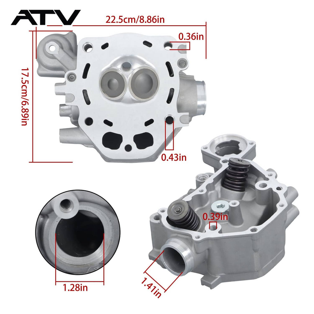 Solidspare 12200-HP7-A01 13000-HR3-A4 Rebuild Kit crankshaft cylinder head For Honda TRX420