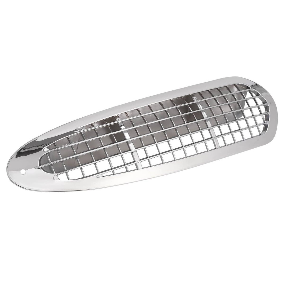 Solid Spare Chrome Hood Side Grille Air Intake Vent Cover ABS For Freightliner M2 2002-2018