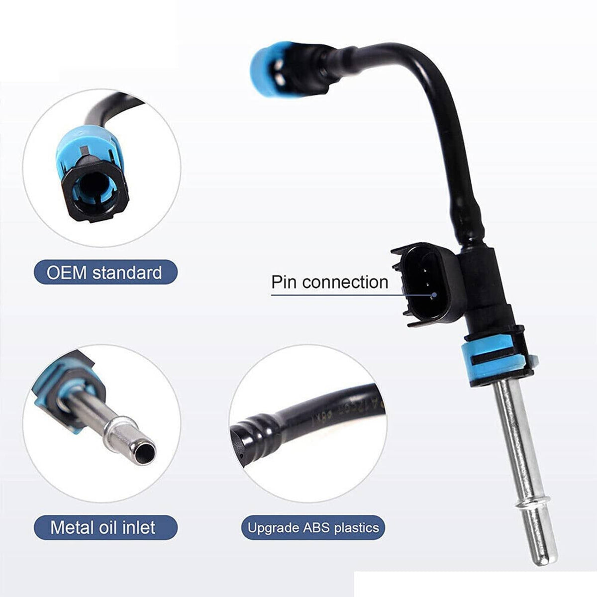 Solidspare NEW Fuel Pressure Sensor Tube Compatible for Dodge Ram 2014-2021 1500 5.7L V8