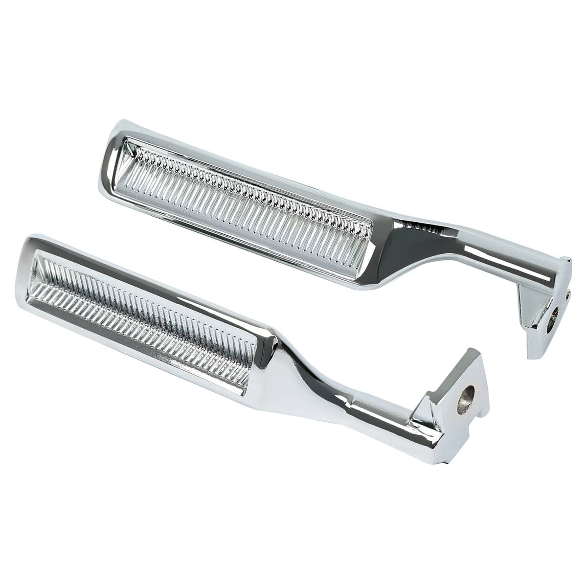 Solid Spare For F-150 F-250 F-350 Bronco 87-96 Chrome Metal Inside Interior Door Handle 2pcs