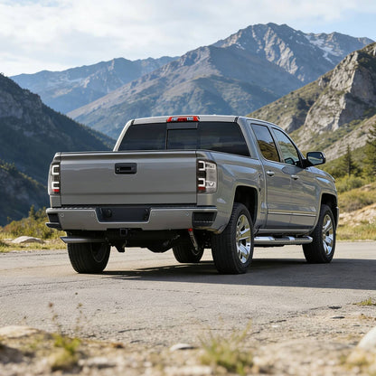 Solid Spare Sequential Led Tail Lights For Chevy Silverado 1500 2500 3500HD 2014-2018