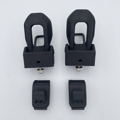 Solid Spare 2x Hood Lock Catch Bracket Latch Buckle For Jeep Wrangler JK JL JT 07-23 Sport