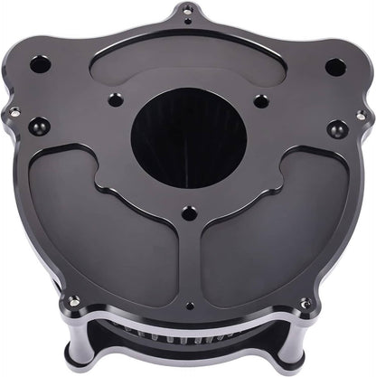 Solidspare Black Air Cleaner Intake Filter For Harley Touring Road King Street Glide 08-16