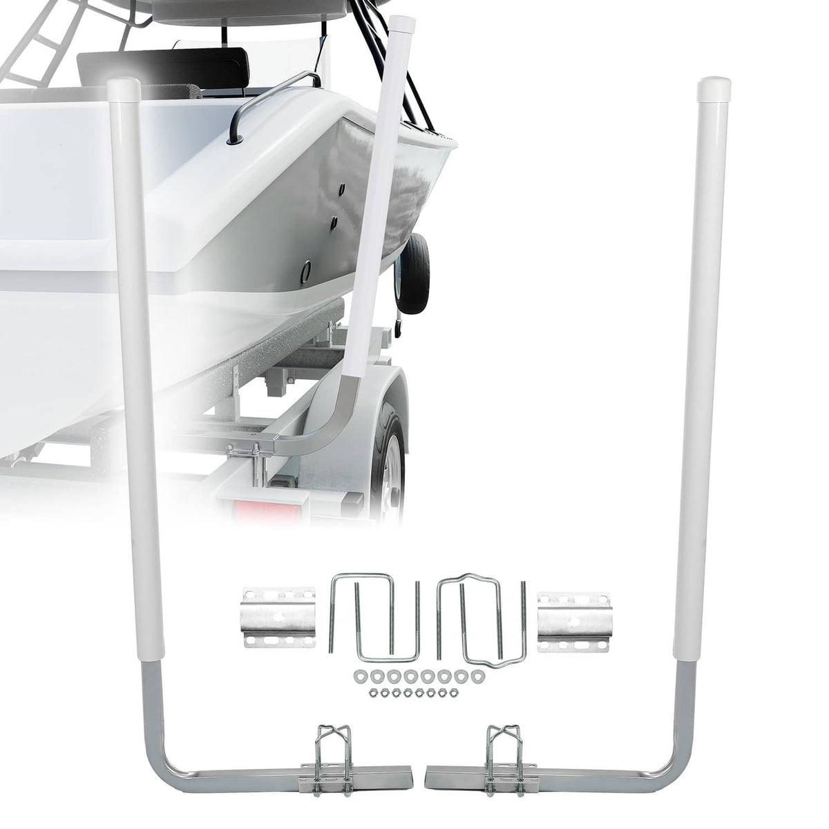 Solidspare Boat Trailer Guide Post On 60" Fits Ski Boat Fishing Boat Sailboat Kayak Canoe