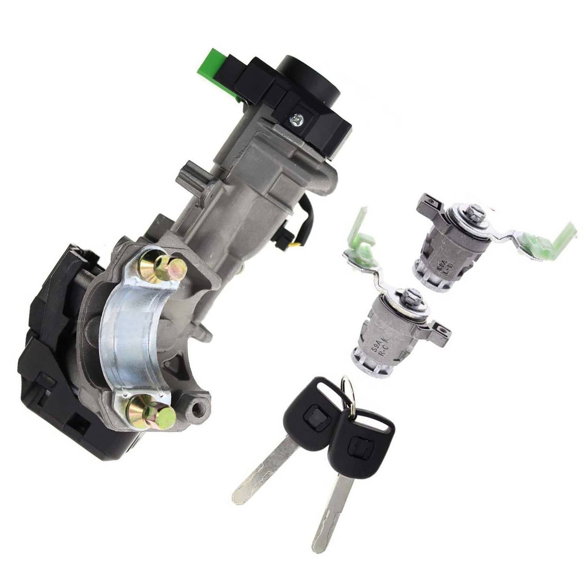 Solidspare Ignition Switch Lock Cylinder with 2 Keys for 2002-2006 Honda CR-V 72185-S9A-013