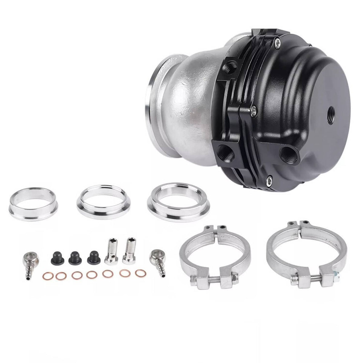 Solidspare 38MM Universal Wastegate External Turbo W/ TIAL V-Band Flange Spring MV-R 14PSI
